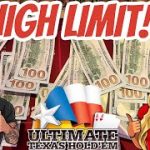 CRAZY HIGH LIMIT ULTIMATE TEXAS HOLDEM!