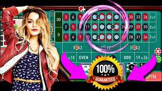 Roulette strategy slow win system 2022