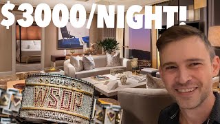 Completely FREE LUXURY SUITE at the Wynn?! The Run Good Starts Early!! //  WSOP MAIN EVENT VLOG #1