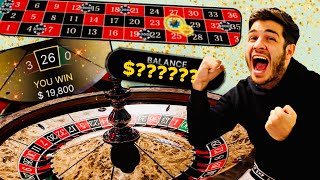 $20,000 VS Private Roulette Table!!!