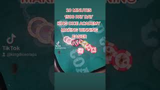 BEST PLACE TO LEARN CRAPS, KING DICE ACADEMY.  FROM BEGINNER TO PRO