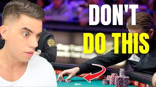The Worst Poker Play I Ever Saw (Never Do This!)