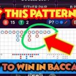 HOW TO WIN IN BACCARAT | TRY THIS PATTERN | BACCARAT PATTERN