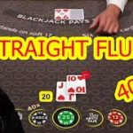 BLackJack: AMAZING  STRAIGHT FLUSH!!!!!!!!!!!!!!!!!!!!!!!!!!!!!!!!