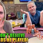 HUGE POTS! How Can He Play Like this! Poker Vlog