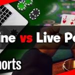 THE DIFFERENCE Between Playing LIVE and ONLINE POKER #shorts