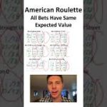 All American Roulette Bets Have the Same Expected Value #Shorts