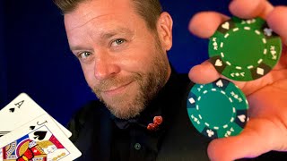 ASMR | Friendly 5-Star Blackjack Dealer (basic strategy)