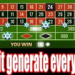 10 unit generate every spin  | | Best Roulette Strategy | Roulette Tips | Roulette Strategy to Win