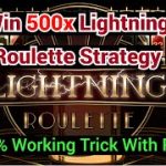 500x Winning Lightning Roulette Strategy with proof…No loss