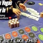Live roulette at Bally’s Las Vegas in FIRST PERSON POV (1k Subscriber special Big bets)