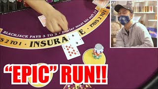 🔥 TRUELLY EPIC 🔥10 Minute Blackjack Challenge – WIN BIG or BUST #123