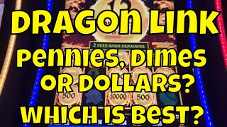 Dragon Link – Penny vs. Dime vs. Dollar – Which Wins The Most?