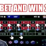 400 BET AND WIN 2800 | Best Roulette Strategy | Roulette Tips | Roulette Strategy to Win