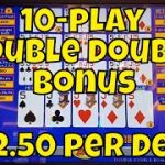 10-Play Double Double Bonus Video Poker!