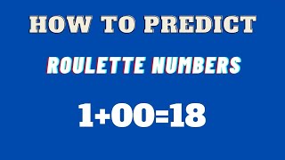 Metamorphic 18 roulette number sequence