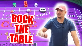 🔥ROCK THE TABLE🔥 30 Roll Craps Challenge – WIN BIG or BUST #178