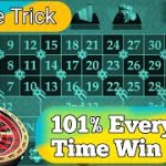 101%  Every Time Win || Roulette Save Trick || Roulette Strategy To Win