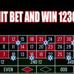 150 UNIT BET AND WIN 1230 UNIT | Best Roulette Strategy | Roulette Tips | Roulette Strategy to Win