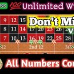 How To Win Roulette || All Numbers Cover Roulette || 100% Unlimited Win Strategy