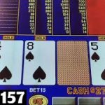 Lots of Hits & one Crash! High Limit Video Poker VLOG 157