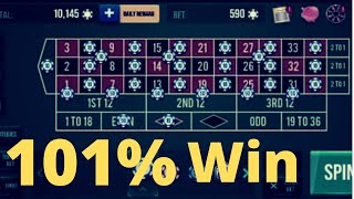 101% winning strategy in roulette 🌼🌹🌼