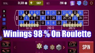 Winnings 98 % On Roulette  | Best Roulette Strategy | Roulette Tips | Roulette Strategy to Win