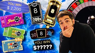 Greedy High Stakes Lightning Roulette & Crazy Time Session!!!