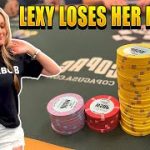Poker All-ins and Mayhem as Lexy threatens to take off her shirt! WSOP Poker Vlog!
