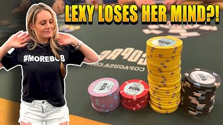 Poker All-ins and Mayhem as Lexy threatens to take off her shirt! WSOP Poker Vlog!