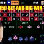 150 BET AND BIG WIN 1400 | Best Roulette Strategy | Roulette Tips | Roulette Strategy to Win