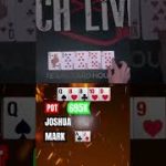 INSANE Fold of WINNING Hand!! 🤮💰#shorts #poker