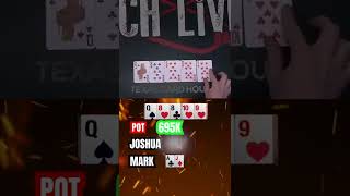 INSANE Fold of WINNING Hand!! 🤮💰#shorts #poker