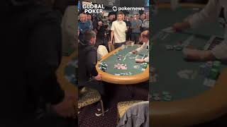 Brutal Bustout in WSOP Main Event #shorts #poker #wsop