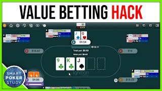 The ONLY question you MUST ask yourself before value betting any street – poker hack