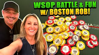 Chips FLYING and Wine FLOWING! WSOP Poker Vlog