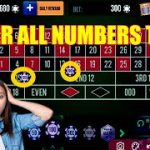 COVER ALL NUMBERS TRICK | Best Roulette Strategy | Roulette Tips | Roulette Strategy to Win