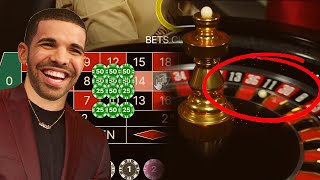 I tried DRAKES NEW ROULETTE STRATEGY! *IT HITS*(STAKE)