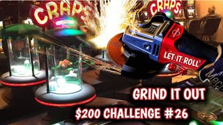 Live Casino Bubble Craps #26 – LOW ROLLER GRINDER STRATEGY – HOW WILL IT DO?  $200 CRAPS CHALLENGE