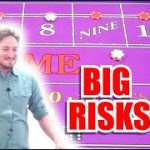 🔥BIG RISKS🔥 30 Roll Craps Challenge – WIN BIG or BUST #181