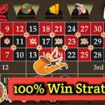 Roulette 100% Win Strategy || Roulette Strategy To Win  ||  Roulette