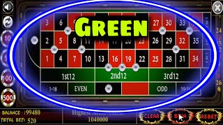 Roulette Ever Green Betting System | Roulette Strategy to Win