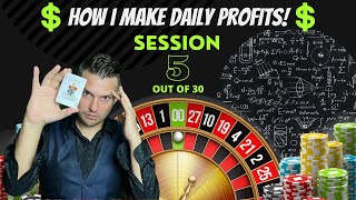 How to make money online: Roulette Strategies Session 5