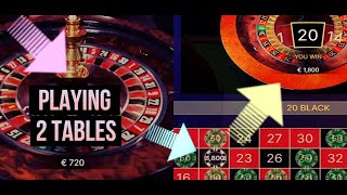 Playing Auto Roulette and Roulette with My Roulette Strategy!