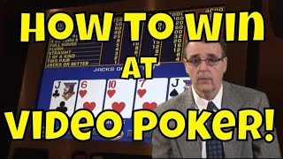 How to Win at Video Poker!