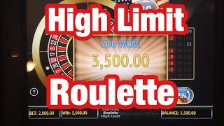 High limit roulette table! Massive wins! Best roulette system of 2016