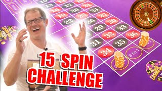 FIRST EVER 15 SPIN CHALLENGE