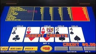 Great Session! Live Video Poker from Las Vegas