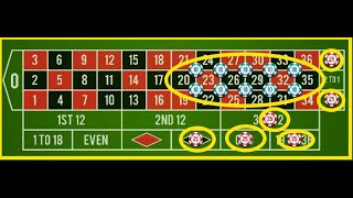 ONLY HIGH NUMBERS BET | Best Roulette Strategy | Roulette Tips | Roulette Strategy to Win
