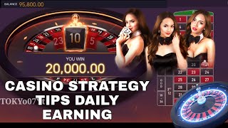 casino roulette strategy to win daily online earning casino best tips#earning #casino #tips